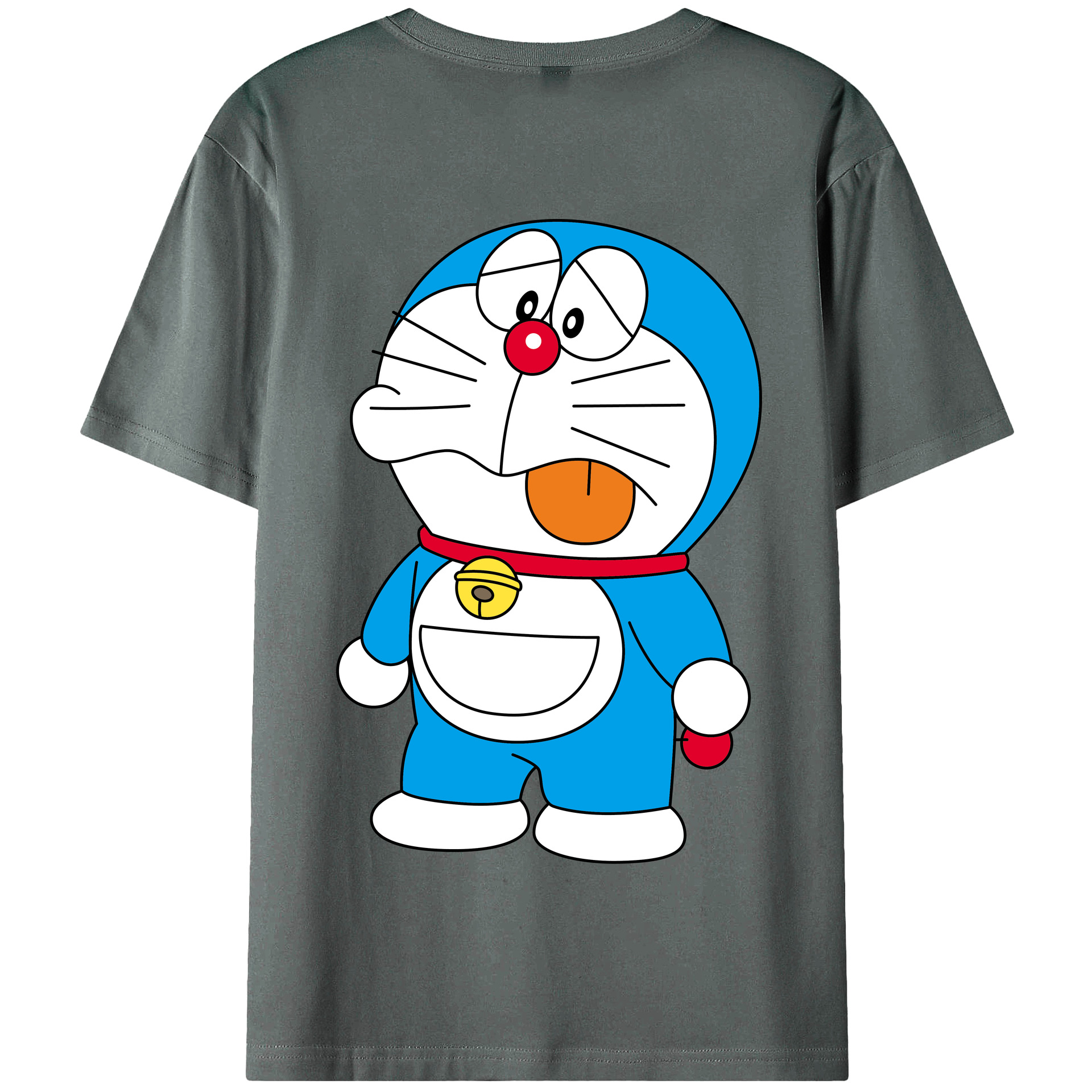 （画像用） ドラえもん Doraemon 綿100％半袖Tシャツ（背面プリント）